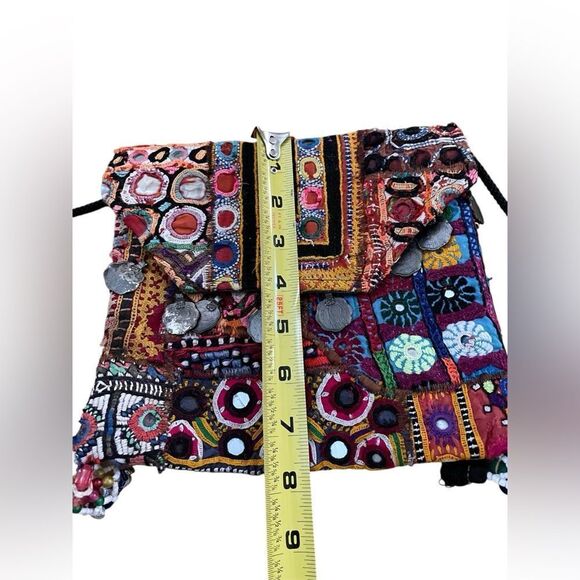 VINTAGE EMBROIDERED HANDBAG CROSSBODY - Picture 7 of 9